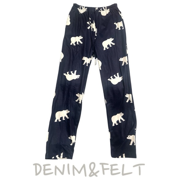 Ekouaer Kids Two Piece Polar Bear Pajama Set | Long Sleeve Top/Drawstring Pants! - Picture 4 of 7